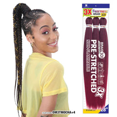 Freetress Pre-Stretched Braiding Hair - 3X Braid 301 (28