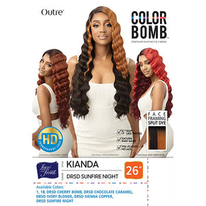 Outre Color Bomb HD Transparent Lace Front Wig - Kianda