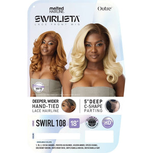 Outre Melted Hairline Swirlista HD Lace Front Wig - Swirl 108