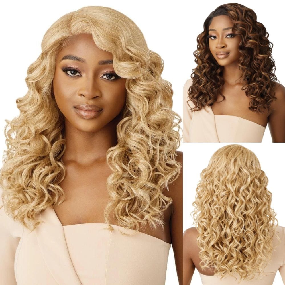 Outre Synthetic Glueless HD Lace Front Wig - Kamari