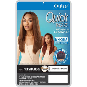 Outre Synthetic Quick Weave Half Wig - Neesha H302