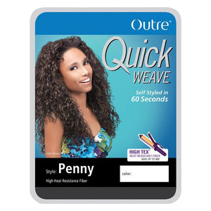 Outre Synthetic Quick Weave Half Wig - Penny