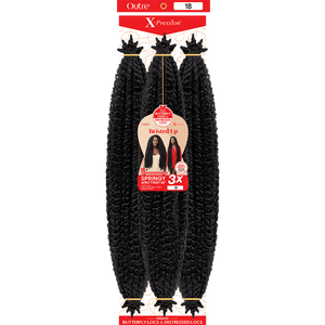 Outre X-Pression Twisted Up Crochet Hair - 3x Springy Afro Twist 30"
