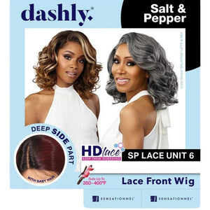 Sensationnel Dashly HD Lace Wig Salt & Pepper - SP Unit 6