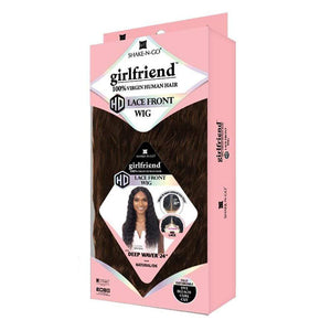 Shake-N-Go Girlfriend Human Hair Lace Front Wig - Deep Waver 24"