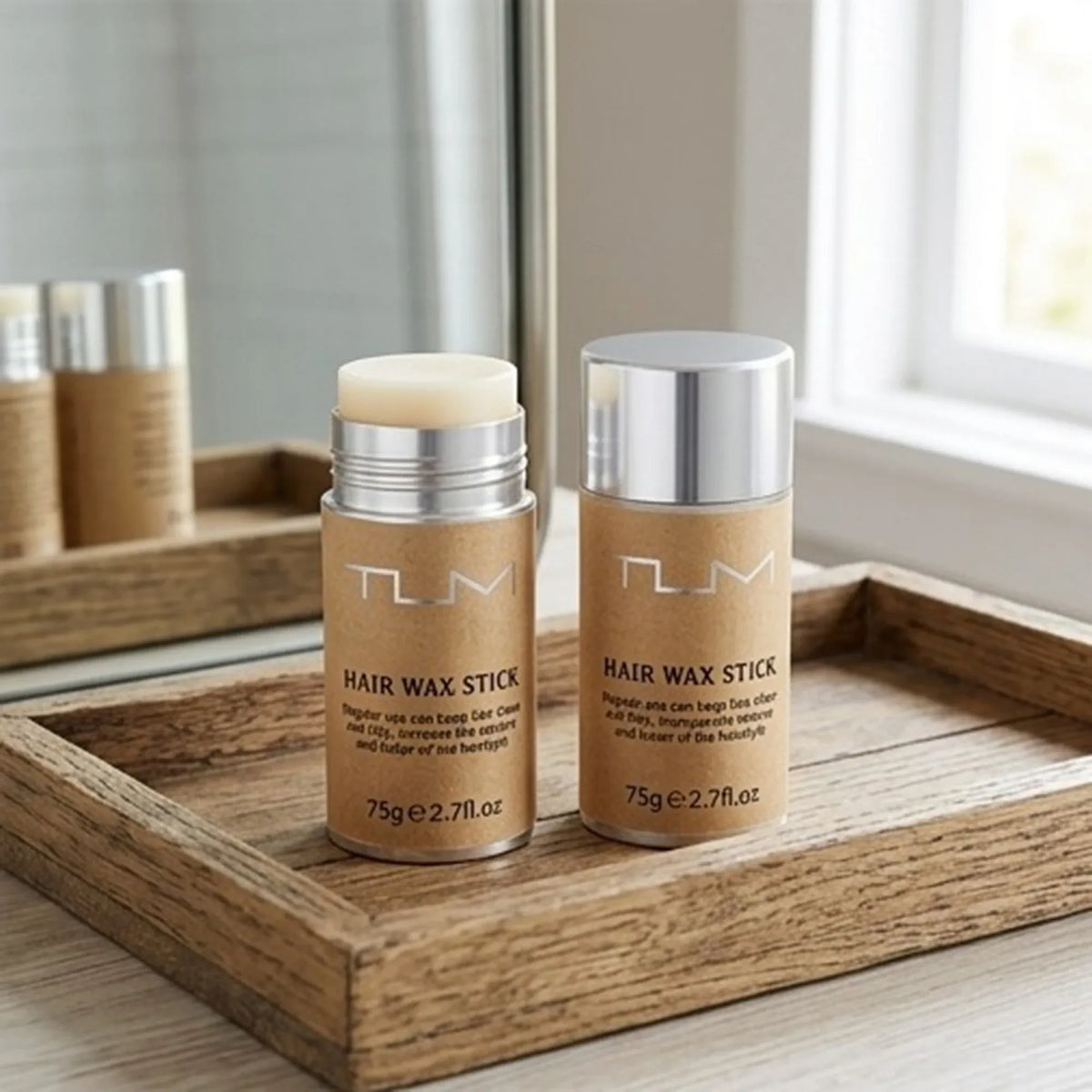 1/2/3PCS TLM Hair Wax Stick 75g Edge Control Styling Stick Natural Avocado Oil Beeswax Smooth Flyaway Hair Long Lasting Hairstyle Hair Pomade Stick