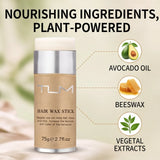 1/2/3PCS TLM Hair Wax Stick 75g Edge Control Styling Stick Natural Avocado Oil Beeswax Smooth Flyaway Hair Long Lasting Hairstyle Hair Pomade Stick