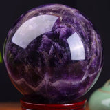1.57-2.76-inch Natural Crystal Ball Tiger Eye Amethyst Powder Crystal Polished Stone Ball Reiki Healing Divination Gift