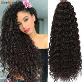 1- 6 Packs Ombre GoGo Curl Crochet Hair 14 18 Inches Go Go Curl Crochet Braids Synthetic Water Wave Deep Afro Twist Crochet Hair