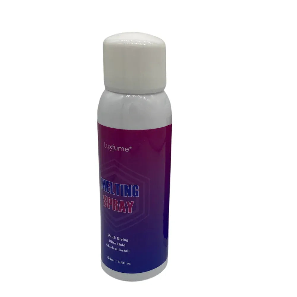 1 bottle 130ml Luxfume Lace Wig Ultra Hold Glue Melting Spray Waterproof Hair Styling Spray