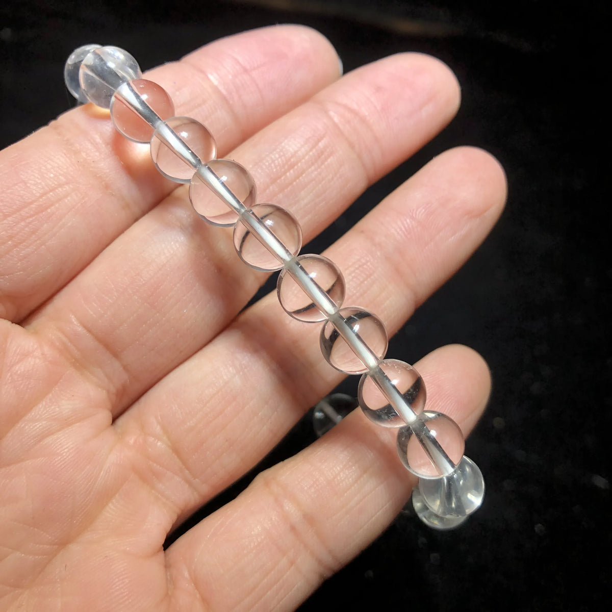 1 Pc Fengbaowu Natural Rock Quartz Aquamarine Bracelet Round Beads Pixiu Reiki Healing Stone Jewelry Gift For Women