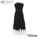 10-20inch Synthetic Handmade Dreadlocks Hair Extensions Ombre Wigs Crochet Braiding Hair For Black Women And Men Hair Expo City