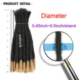10-20inch Synthetic Handmade Dreadlocks Hair Extensions Ombre Wigs Crochet Braiding Hair For Black Women And Men Hair Expo City