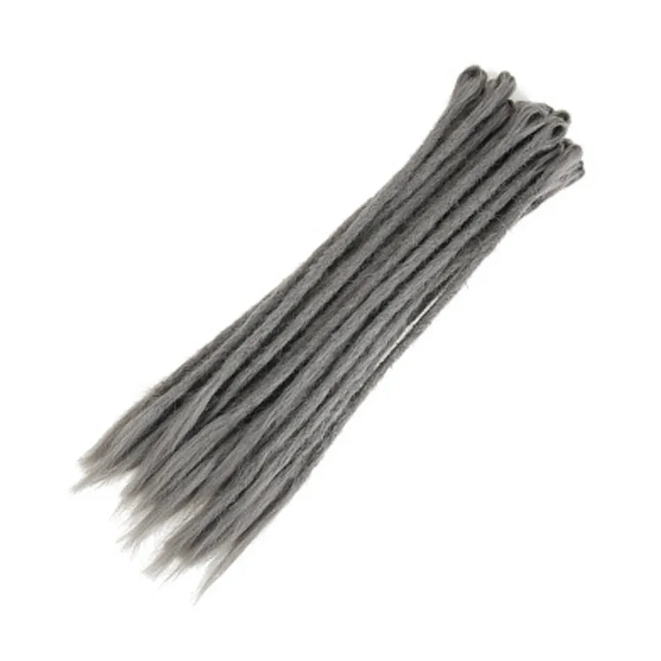 10 Strands 20inch Synthetic Dreadlocks Hair Extensions Soft Handmade Crochet Hair Transplant Blonde Braid Hairs For Women Girl