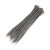 10 Strands 20inch Synthetic Dreadlocks Hair Extensions Soft Handmade Crochet Hair Transplant Blonde Braid Hairs For Women Girl