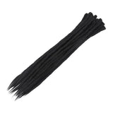 10 Strands 20inch Synthetic Dreadlocks Hair Extensions Soft Handmade Crochet Hair Transplant Blonde Braid Hairs For Women Girl