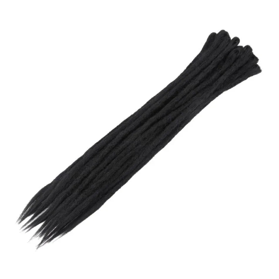 10 Strands 20inch Synthetic Dreadlocks Hair Extensions Soft Handmade Crochet Hair Transplant Blonde Braid Hairs For Women Girl