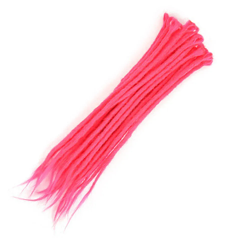 10 Strands 20inch Synthetic Dreadlocks Hair Extensions Soft Handmade Crochet Hair Transplant Blonde Braid Hairs For Women Girl