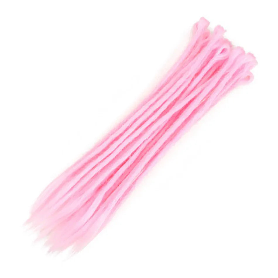 10 Strands 20inch Synthetic Dreadlocks Hair Extensions Soft Handmade Crochet Hair Transplant Blonde Braid Hairs For Women Girl
