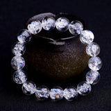10mm Himalaya Clear Quartz Crystal Round Bead Bracelets Stretchable Reiki Healing Bracelet for Women Jewelry Accessories