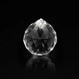 10pcs 30mm/40mm Clear Crystal Faceted Ball Glass Paperweight Fengshui Crafts Natural Stone for Home Hotel DIY Decoration