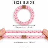 10Pcs Braided Rhinestone Hair Ties, Cute Elastic Hair Accessories for Women Hair Stuff Ponytail Holders