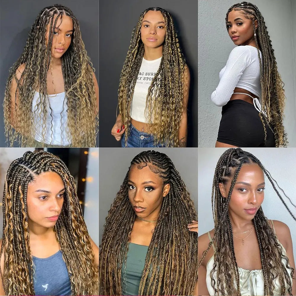 12A Grade Brazilian Virgin Bulk Human Hair Extensions Natural Color Deep Wave Curly Texture 18 to 26 Inch 2 Bundles 110g Pack Premium Hair for Knotless Boho Braids