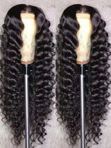 13x4 Lace Frontal Human Hair Wig 40 Inch HD Loose Deep Wave Brazilian Curly Water Wavy 13x6 Lace Front Wigs for Women 250% Density