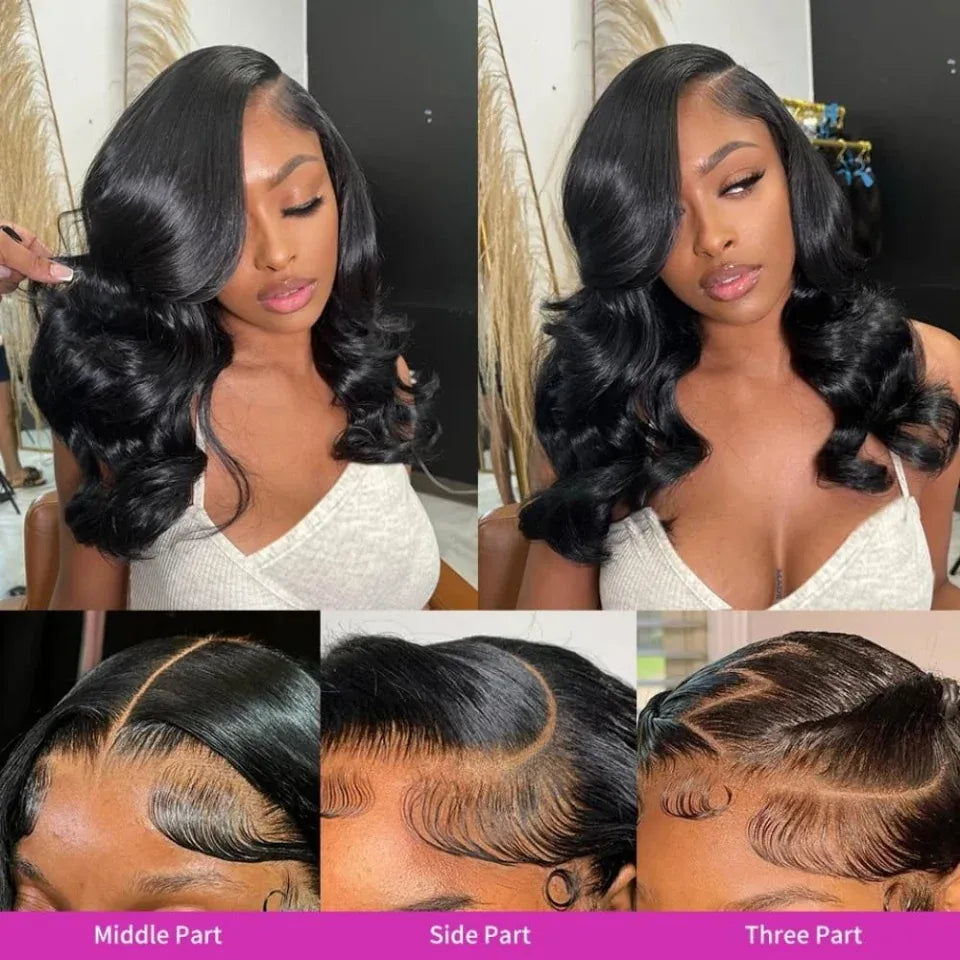 13x5 Bob Wig Human Hair wigs Body Wave 180% 210% Density Body Wave 13x5 Short Bob Lace Front Wigs Human Hair for Women