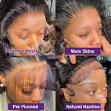 Body wave HD lace front wig for women, Vietnamese virgin human hair, pre-plucked 13x6 lace frontal wig
