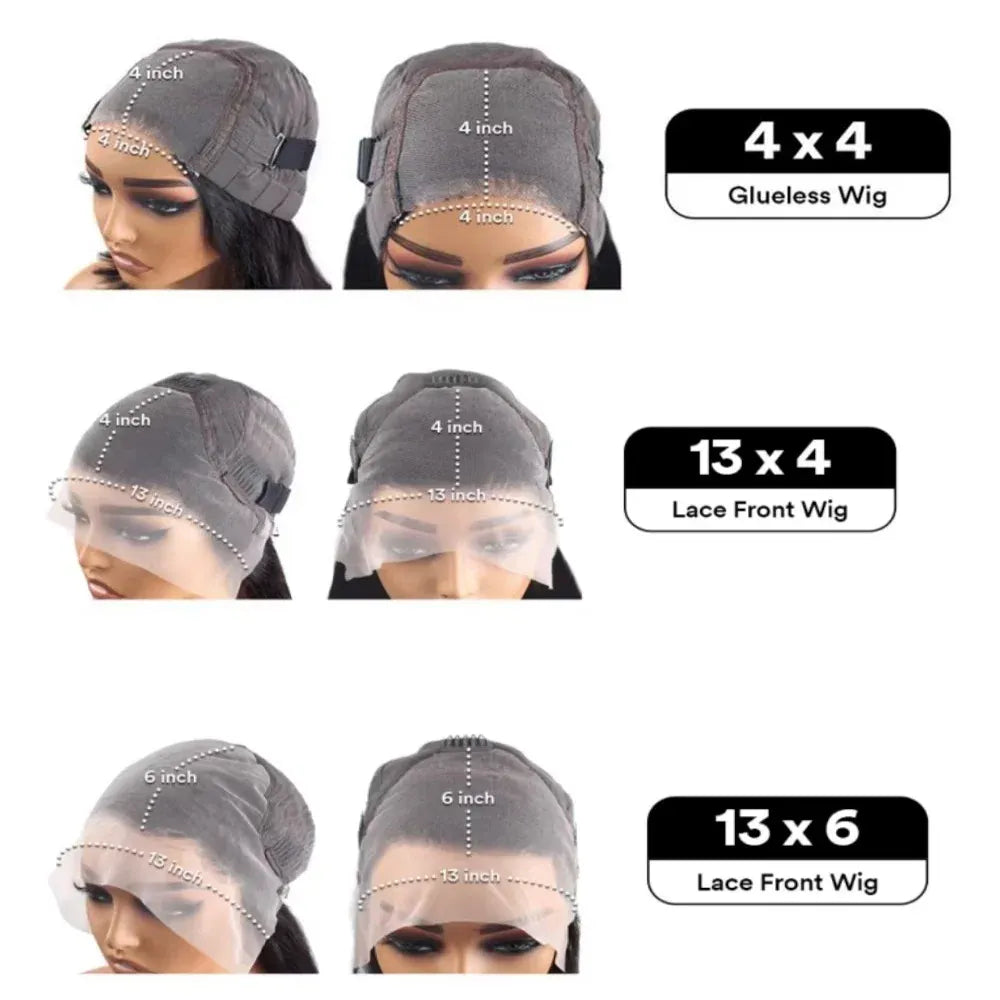 13x6 Body Wave Lace Frontal Wig 30 inch Pre Plucked Brazilian Glueless Wigs For Women 13x4 4x4 Hd Lace Frontal Human Hair Wigs