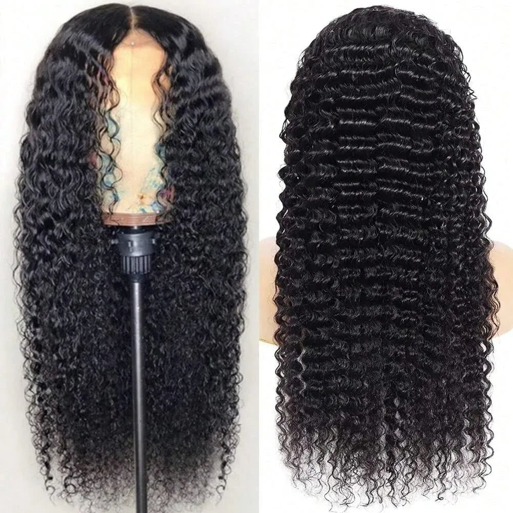13x6 Deep Wave Hd Lace Frontal Wigs Human Hair Curly Wigs Water Wave 13x4 Lace Front Wig For Black Women Wig 200 Density 36 Inch