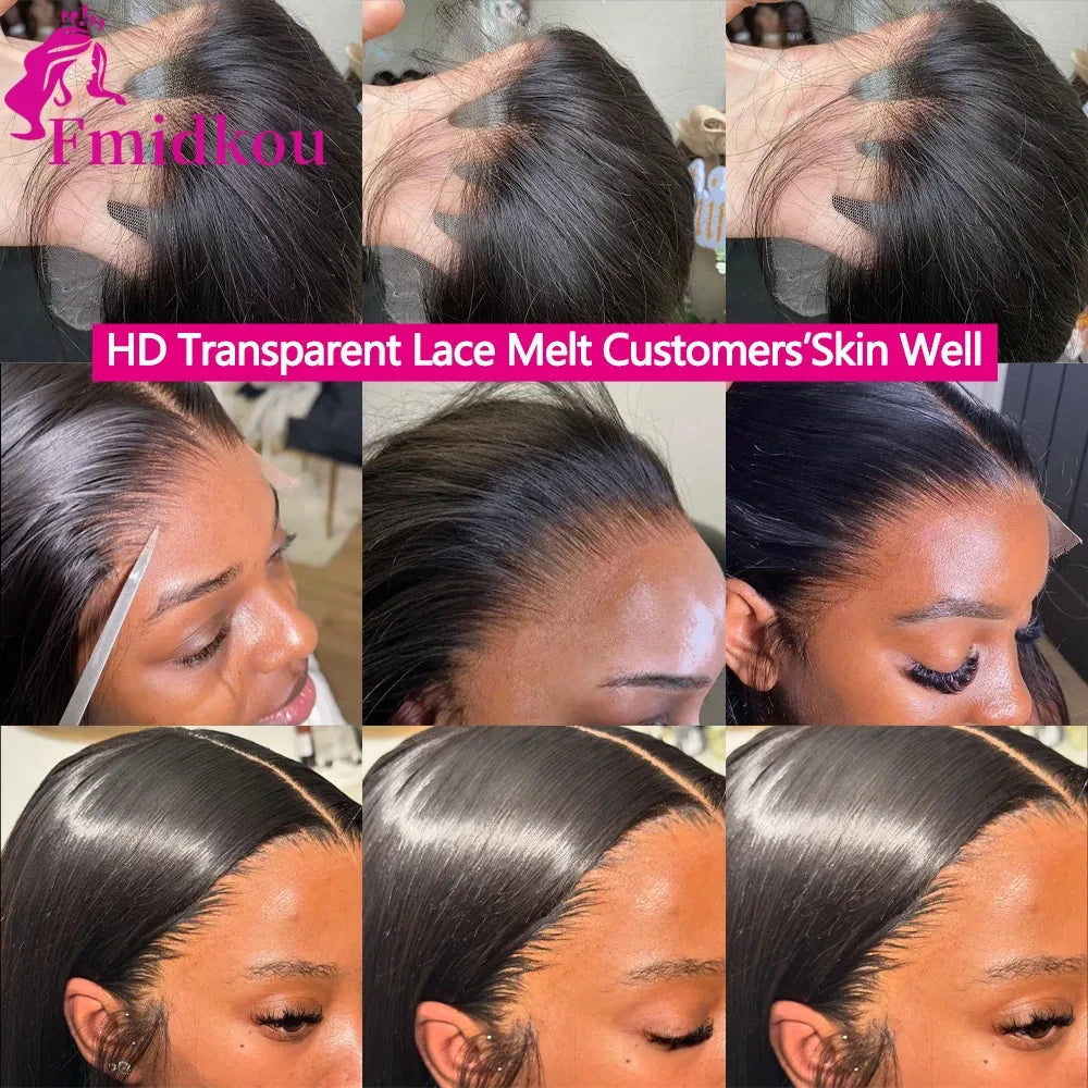 13x6 HD Lace Human Hair Wig 13X4 Straight Lace Front Human Hair Wigs For Woman Glueless Human Hair Lace Wigs On Clearance Sale