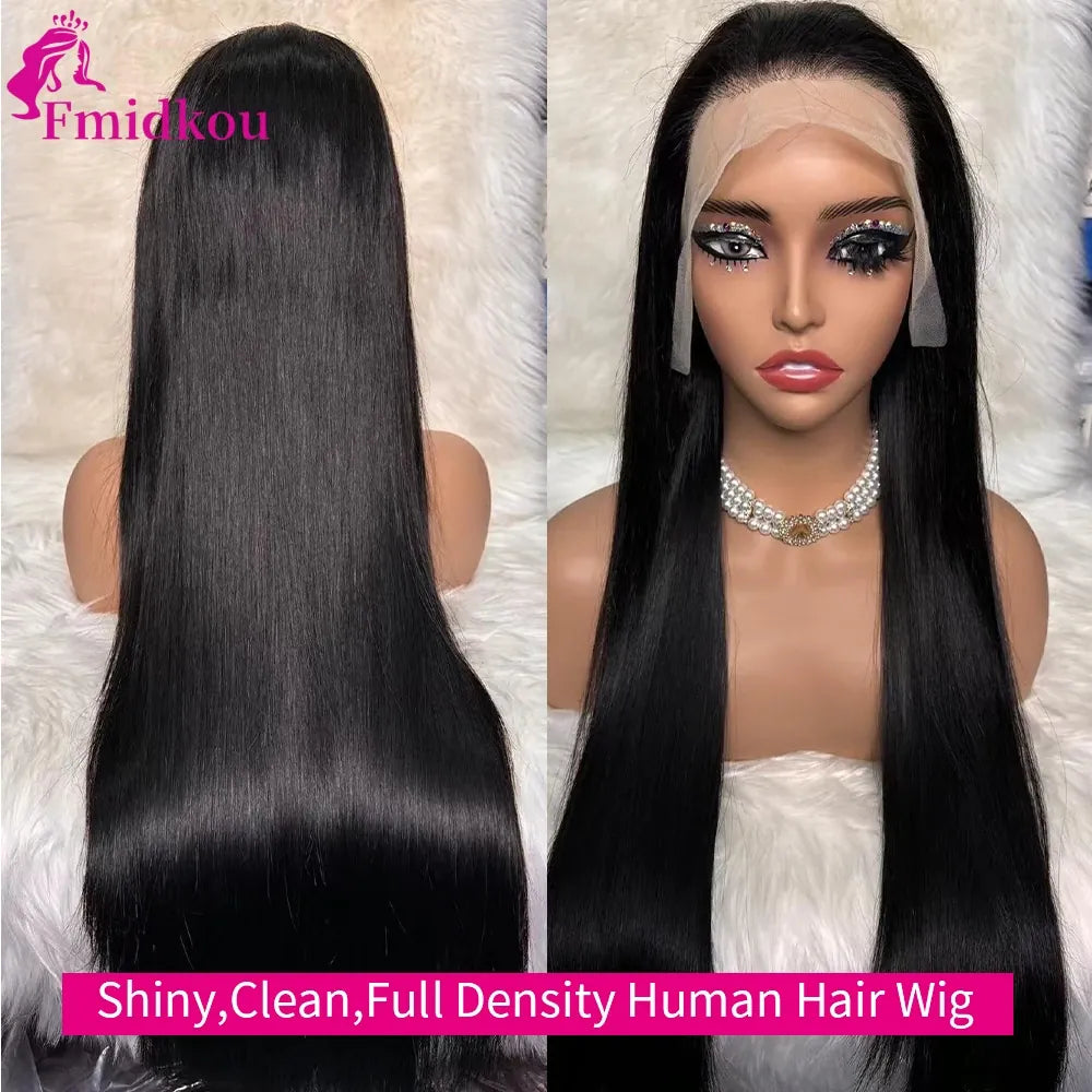 13x6 HD Lace Human Hair Wig 13X4 Straight Lace Front Human Hair Wigs For Woman Glueless Human Hair Lace Wigs On Clearance Sale