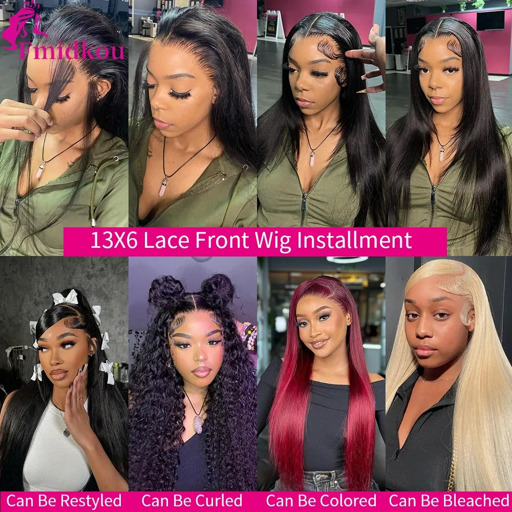 13x6 HD Lace Human Hair Wig 13X4 Straight Lace Front Human Hair Wigs For Woman Glueless Human Hair Lace Wigs On Clearance Sale