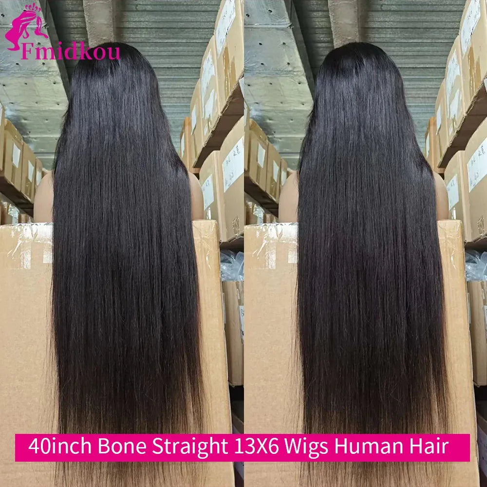 13x6 HD Lace Human Hair Wig 13X4 Straight Lace Front Human Hair Wigs For Woman Glueless Human Hair Lace Wigs On Clearance Sale