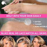 13x6 Highlight Wig Human Hair Body Wave Full HD Lace Frontal Wigs For Women 4x4 Brazilian Human Hair Honey Blonde Lace Front Wig