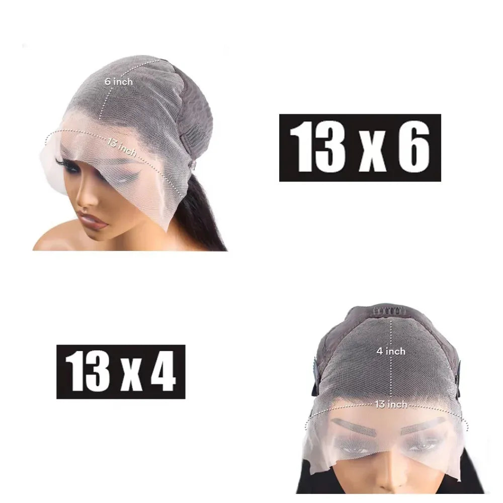 13x6 Lace Front Wig Human Hair 1B/30 Colored Highlight Wigs Deep Wave Ombre Brown 13x4 Human Hair Lace Frontal Wigs For Women