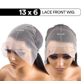 13x6 Lace Front Wig Human Hair 1B/30 Colored Highlight Wigs Deep Wave Ombre Brown 13x4 Human Hair Lace Frontal Wigs For Women