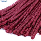 14inch 70g/Pack Faux Locs Synthetic Braiding Hair Extensions Afro Hairstyles Soft Dreadlock Brown Black Bug Crochet Braids