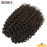 14inch Marshmallow Afro Curl Crochet Hair SyntheticTwist Braid Kinky Curly Braiding Hair Extensions Ombre Blonde For Black Women