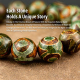 14mm Natural Stone Agate Beaded Bracelet Handmade Healing Stone Bracelet for Man Women Protection Bracelet Jewelry Gift