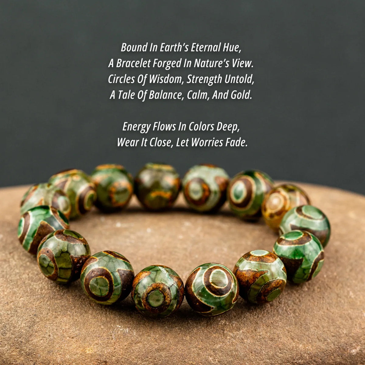 14mm Natural Stone Agate Beaded Bracelet Handmade Healing Stone Bracelet for Man Women Protection Bracelet Jewelry Gift