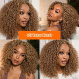 15A Small Spirals Curly Miracle Knots Feather Crochet Human Hair For Boho Braiding Invisible Knot PreSeparated Knotless Kinky Curly Crochet Human Hair Extensions Reusable Pre Looped Natural Black Crochet Bundles With String B