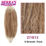 16/24/28 Inch Kinky Twist Marley Braiding Crochet Hair Synthetic Pre-Separated Springy Afro Twist Hair For Butterfly Locs Braids