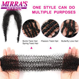 16/24/28 Inch Kinky Twist Marley Braiding Crochet Hair Synthetic Pre-Separated Springy Afro Twist Hair For Butterfly Locs Braids