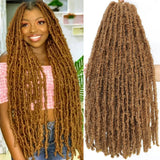 18 24 36 Inches Butterfly Locs Crochet Hair Distressed Locs Crochet Braids Messy Faux Locs Braiding Hair Extensions for women