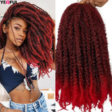 18”Marley Hair 30Strands/Pack Soft Marley Twist Braiding Hair For Senegalese Twist Crochet Braids Lightweight Cuabn Twist Hair