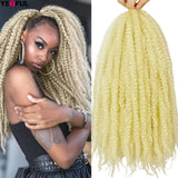 18”Marley Hair 30Strands/Pack Soft Marley Twist Braiding Hair For Senegalese Twist Crochet Braids Lightweight Cuabn Twist Hair