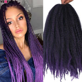 18”Marley Hair 30Strands/Pack Soft Marley Twist Braiding Hair For Senegalese Twist Crochet Braids Lightweight Cuabn Twist Hair